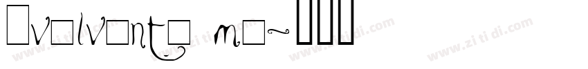 Evolventa me字体转换